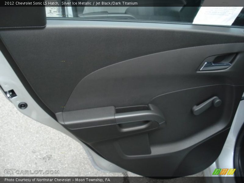 Silver Ice Metallic / Jet Black/Dark Titanium 2012 Chevrolet Sonic LS Hatch