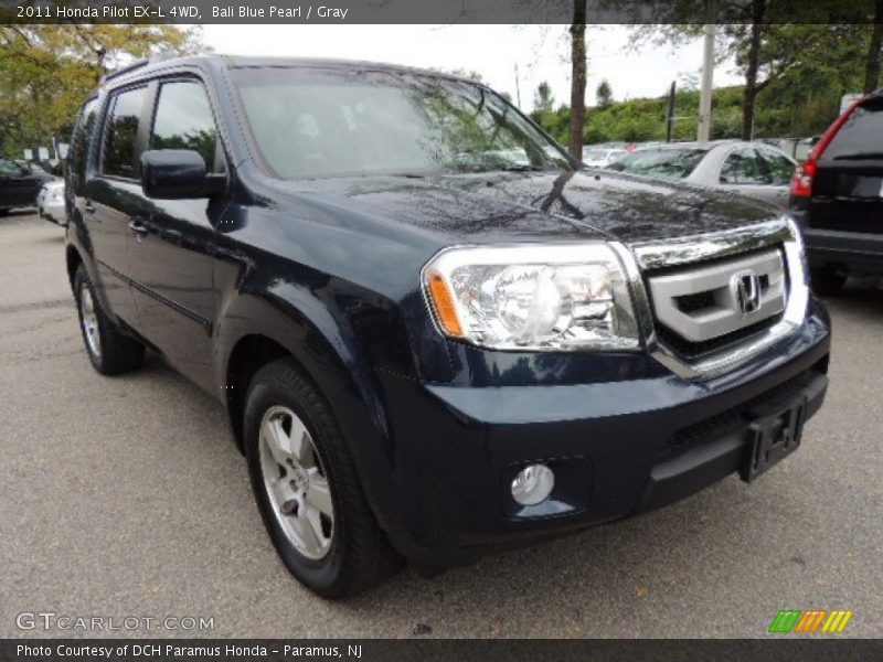 Bali Blue Pearl / Gray 2011 Honda Pilot EX-L 4WD