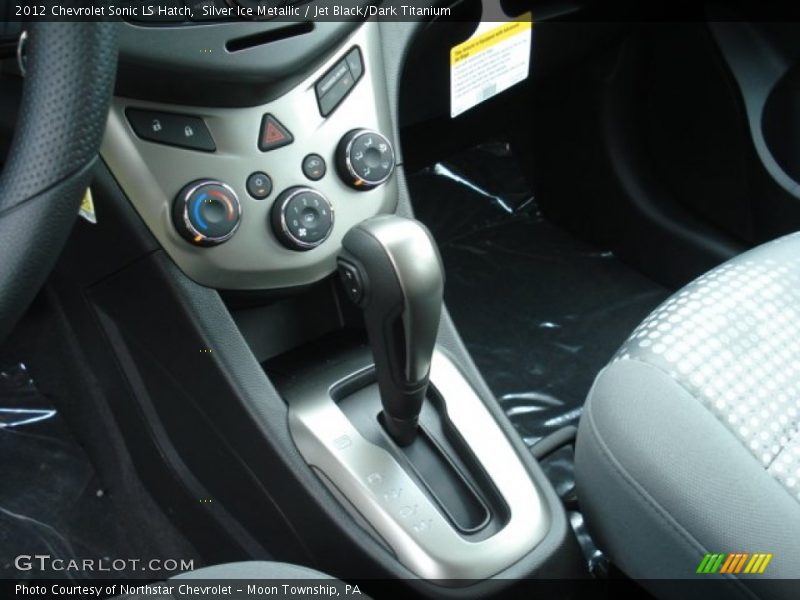 Silver Ice Metallic / Jet Black/Dark Titanium 2012 Chevrolet Sonic LS Hatch