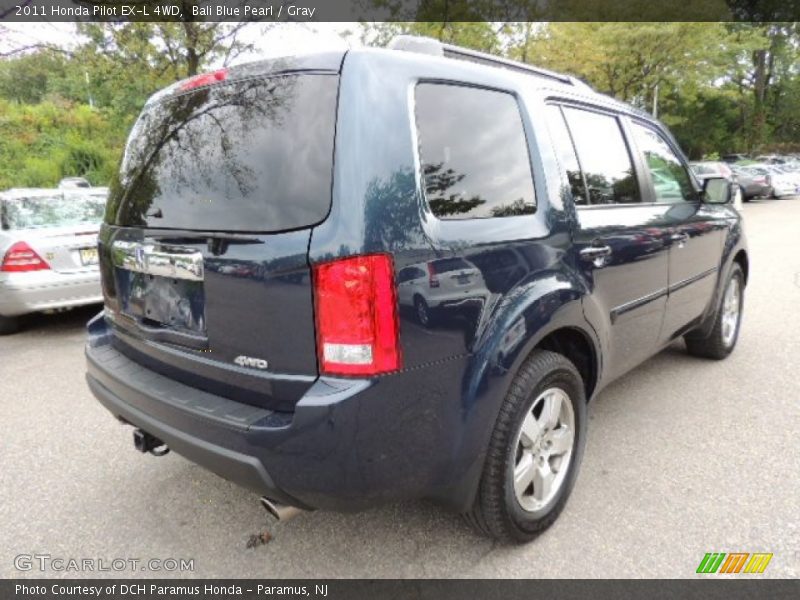 Bali Blue Pearl / Gray 2011 Honda Pilot EX-L 4WD