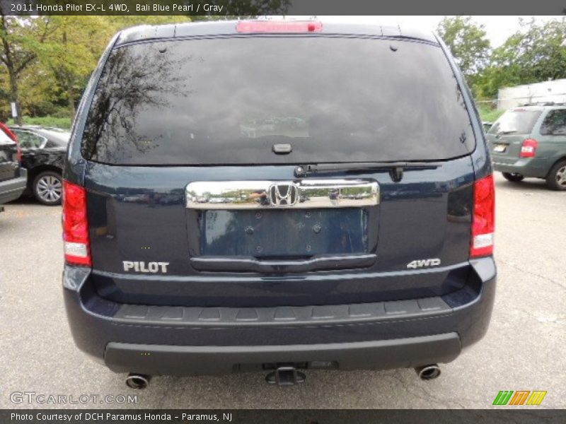 Bali Blue Pearl / Gray 2011 Honda Pilot EX-L 4WD