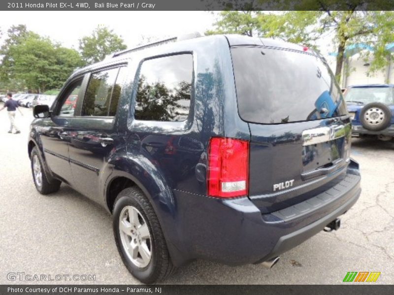 Bali Blue Pearl / Gray 2011 Honda Pilot EX-L 4WD