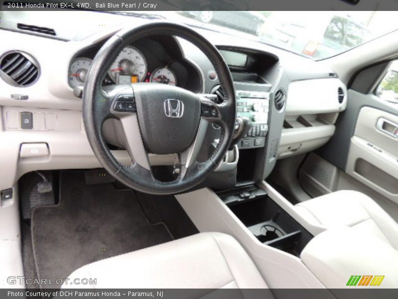 Bali Blue Pearl / Gray 2011 Honda Pilot EX-L 4WD