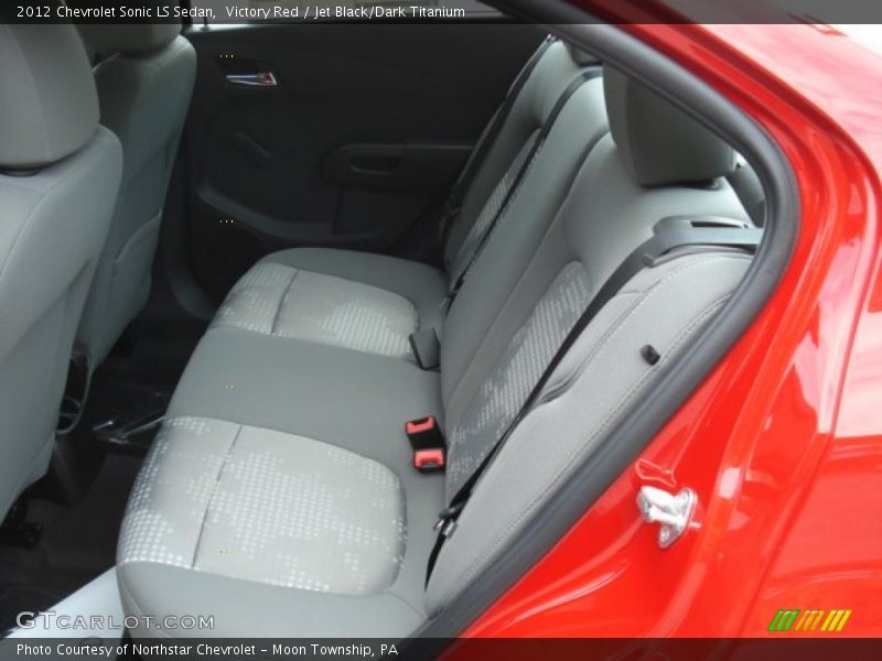 Victory Red / Jet Black/Dark Titanium 2012 Chevrolet Sonic LS Sedan