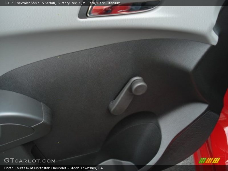 Victory Red / Jet Black/Dark Titanium 2012 Chevrolet Sonic LS Sedan
