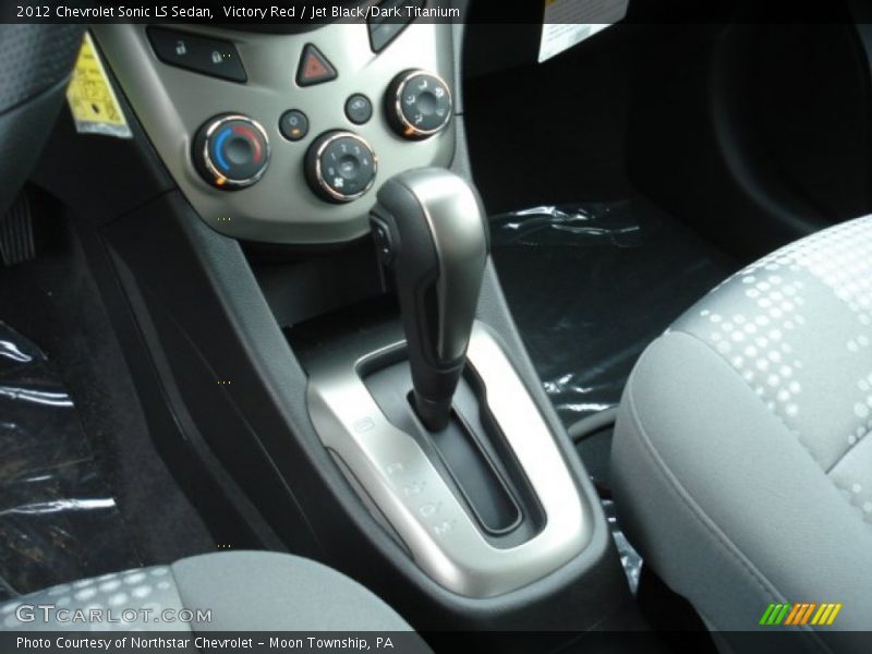 Victory Red / Jet Black/Dark Titanium 2012 Chevrolet Sonic LS Sedan