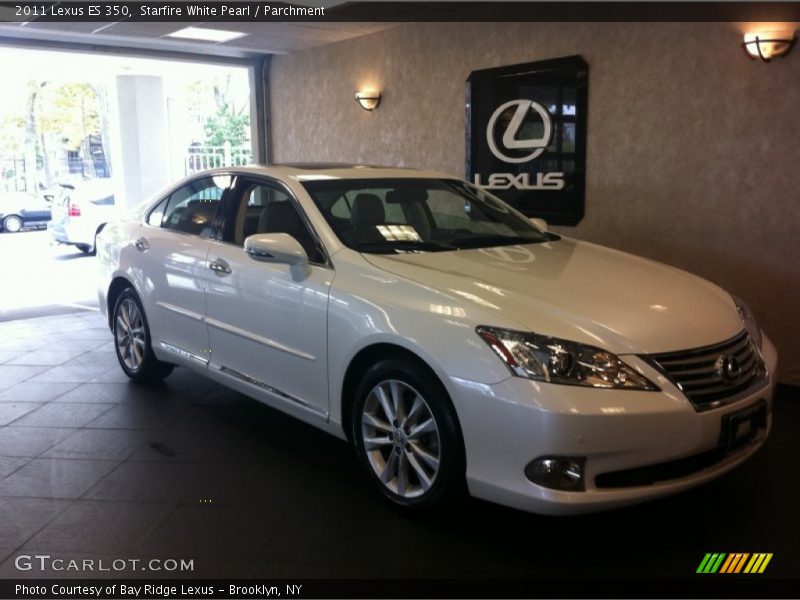 Starfire White Pearl / Parchment 2011 Lexus ES 350