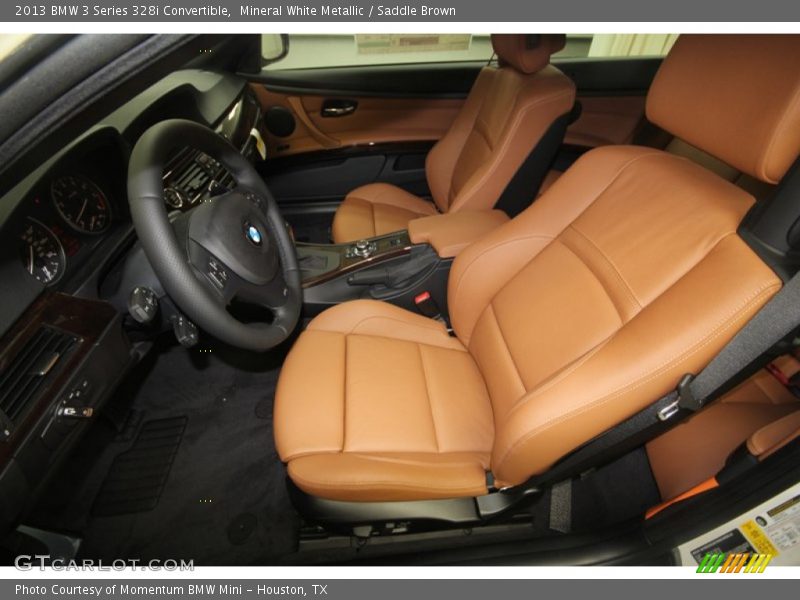  2013 3 Series 328i Convertible Saddle Brown Interior