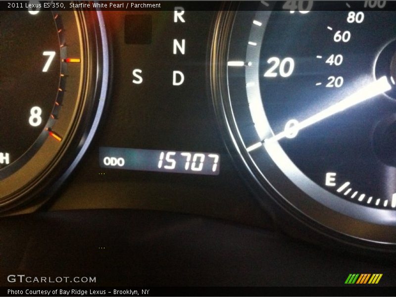 Starfire White Pearl / Parchment 2011 Lexus ES 350