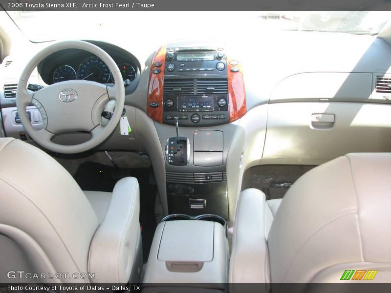 Arctic Frost Pearl / Taupe 2006 Toyota Sienna XLE