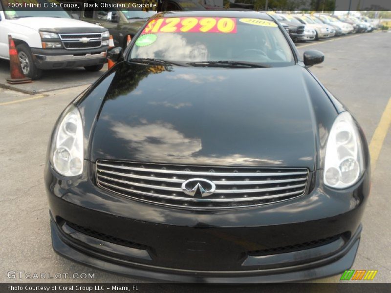 Black Obsidian / Graphite 2005 Infiniti G 35 Coupe