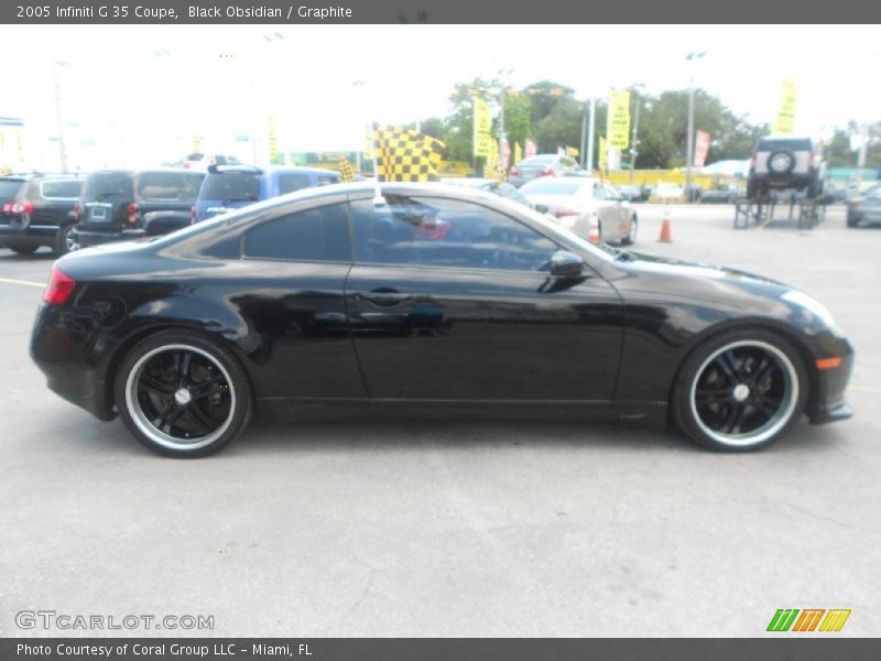 Black Obsidian / Graphite 2005 Infiniti G 35 Coupe