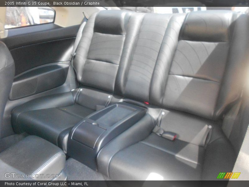 Black Obsidian / Graphite 2005 Infiniti G 35 Coupe