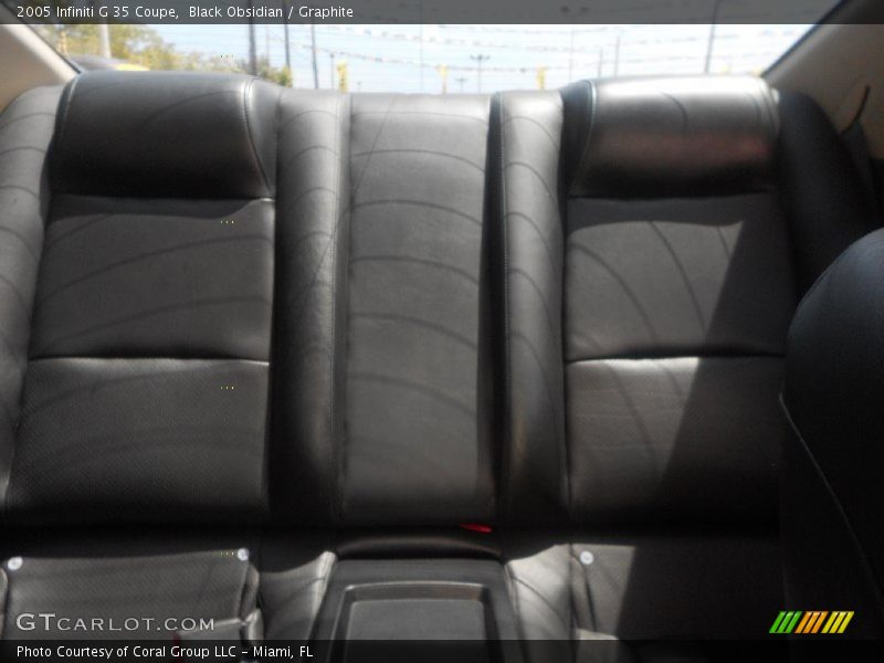 Black Obsidian / Graphite 2005 Infiniti G 35 Coupe