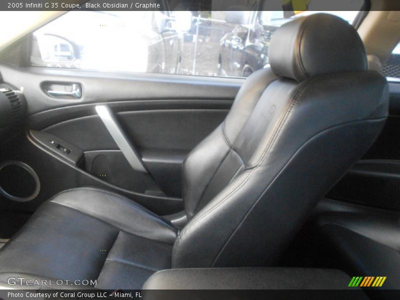 Black Obsidian / Graphite 2005 Infiniti G 35 Coupe