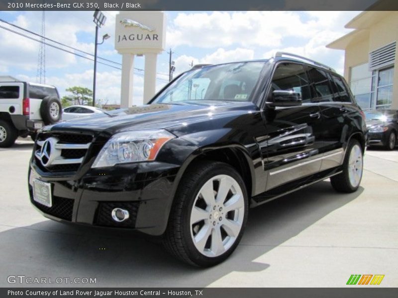 Black / Black 2010 Mercedes-Benz GLK 350