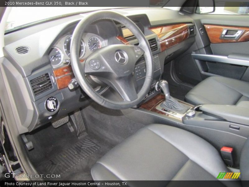 Black / Black 2010 Mercedes-Benz GLK 350