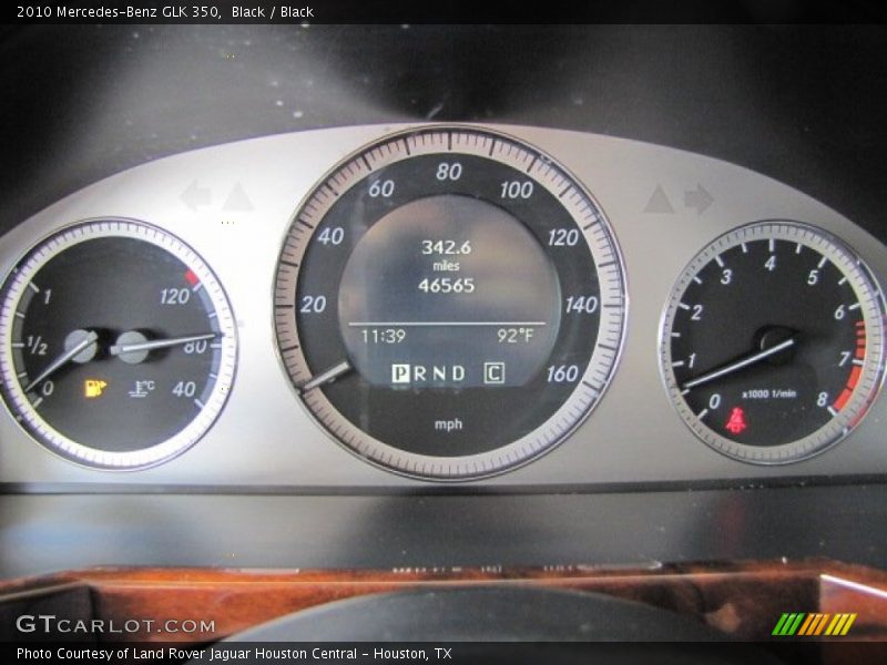 Black / Black 2010 Mercedes-Benz GLK 350