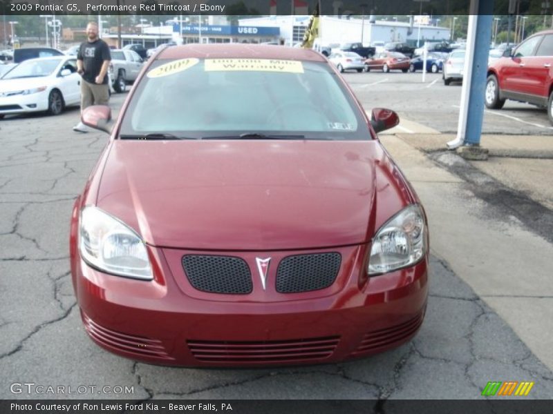 Performance Red Tintcoat / Ebony 2009 Pontiac G5