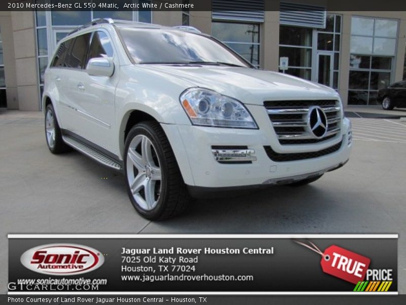 Arctic White / Cashmere 2010 Mercedes-Benz GL 550 4Matic