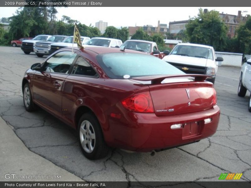 Performance Red Tintcoat / Ebony 2009 Pontiac G5