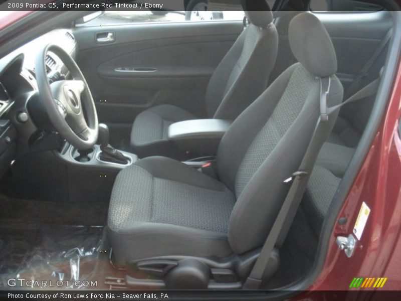 Performance Red Tintcoat / Ebony 2009 Pontiac G5