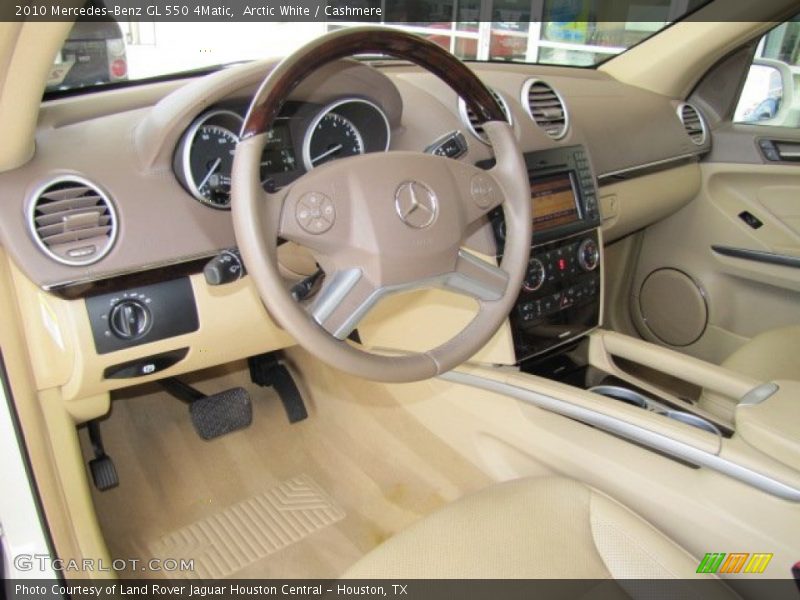 Arctic White / Cashmere 2010 Mercedes-Benz GL 550 4Matic