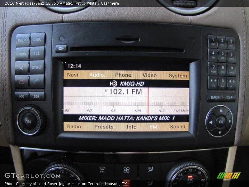 Arctic White / Cashmere 2010 Mercedes-Benz GL 550 4Matic