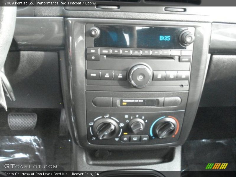 Performance Red Tintcoat / Ebony 2009 Pontiac G5