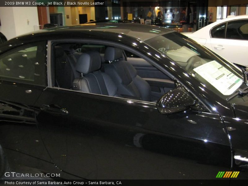 Jet Black / Black Novillo Leather 2009 BMW M3 Coupe