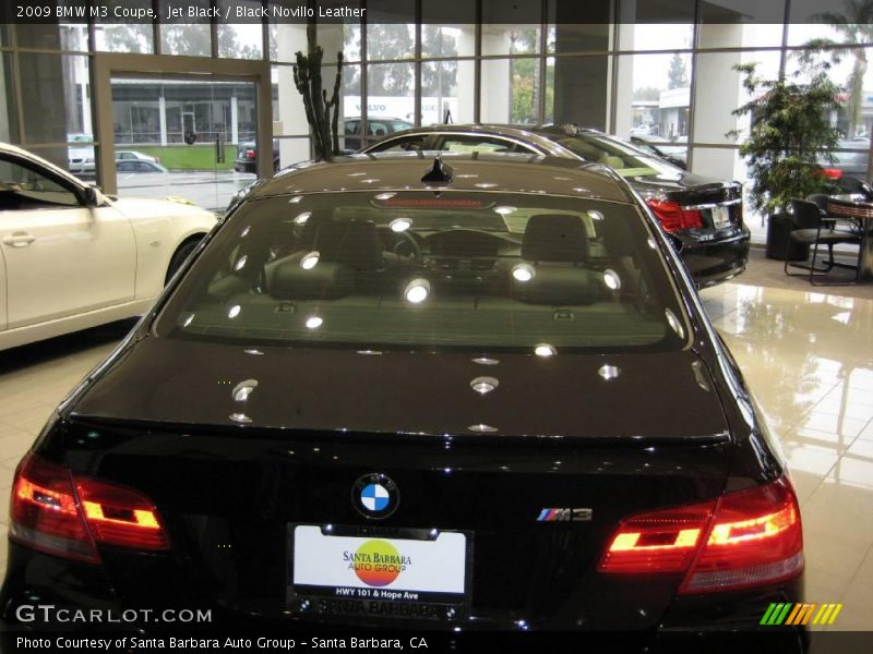 Jet Black / Black Novillo Leather 2009 BMW M3 Coupe