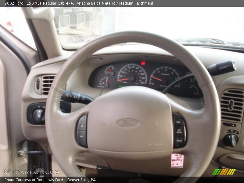 Arizona Beige Metallic / Medium Parchment 2002 Ford F150 XLT Regular Cab 4x4