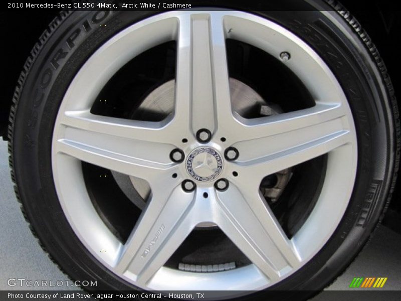 Arctic White / Cashmere 2010 Mercedes-Benz GL 550 4Matic