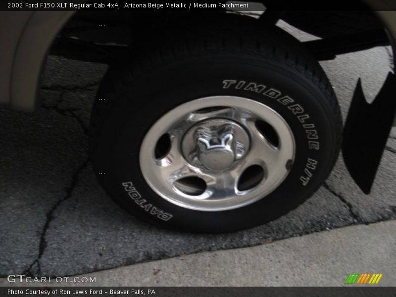 Arizona Beige Metallic / Medium Parchment 2002 Ford F150 XLT Regular Cab 4x4