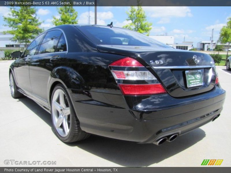 Black / Black 2009 Mercedes-Benz S 63 AMG Sedan