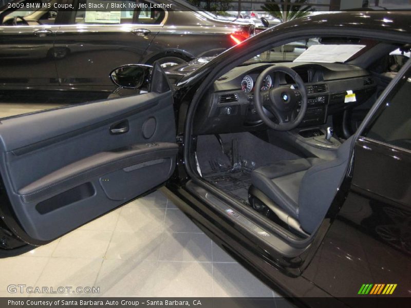 Jet Black / Black Novillo Leather 2009 BMW M3 Coupe