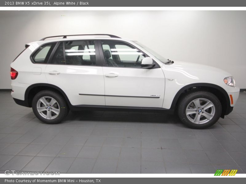Alpine White / Black 2013 BMW X5 xDrive 35i