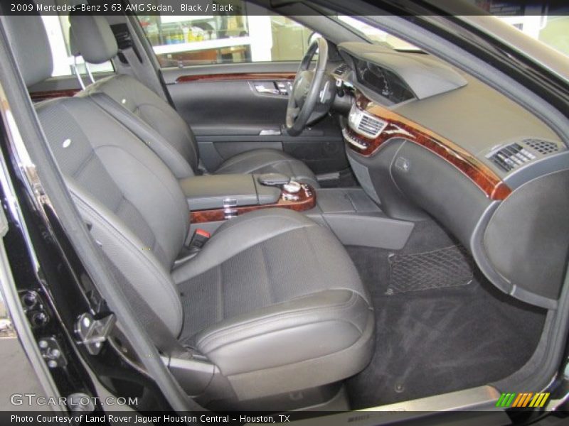 Black / Black 2009 Mercedes-Benz S 63 AMG Sedan