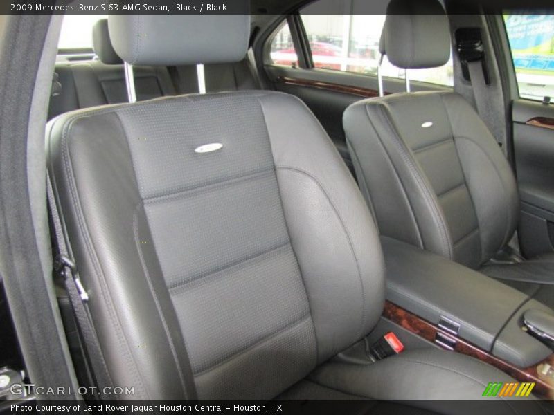 Black / Black 2009 Mercedes-Benz S 63 AMG Sedan