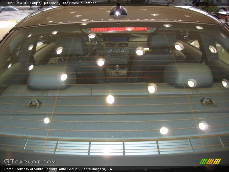 Jet Black / Black Novillo Leather 2009 BMW M3 Coupe