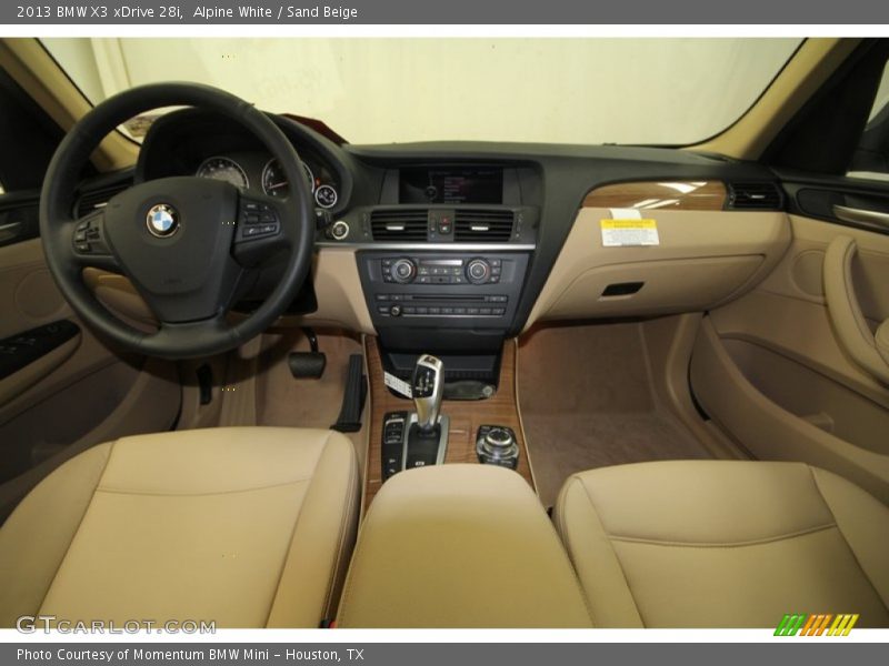 Alpine White / Sand Beige 2013 BMW X3 xDrive 28i