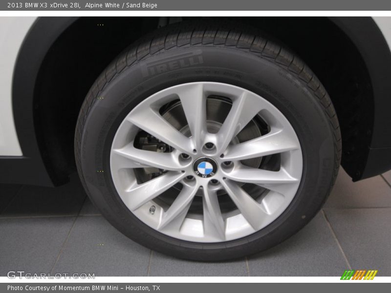 Alpine White / Sand Beige 2013 BMW X3 xDrive 28i