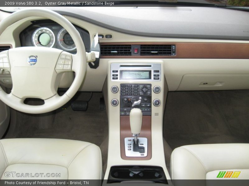 Oyster Gray Metallic / Sandstone Beige 2009 Volvo S80 3.2