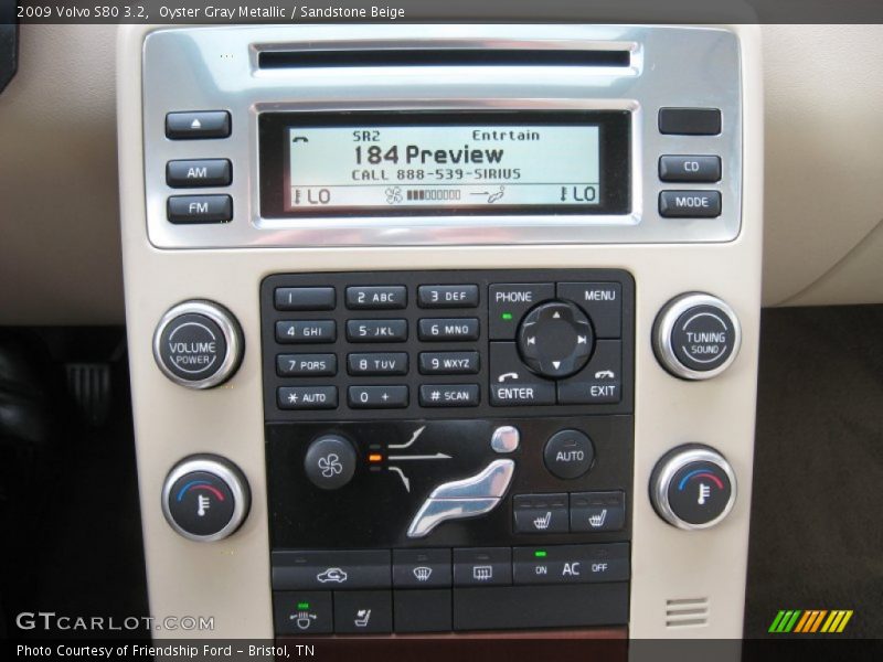 Oyster Gray Metallic / Sandstone Beige 2009 Volvo S80 3.2