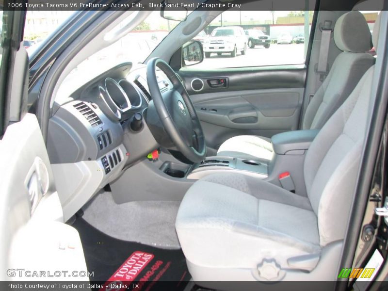 Black Sand Pearl / Graphite Gray 2006 Toyota Tacoma V6 PreRunner Access Cab