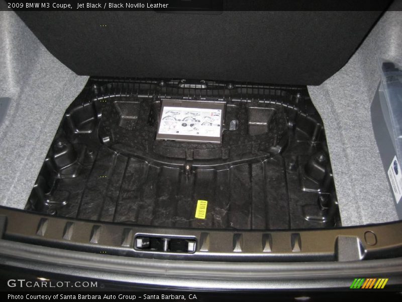 Jet Black / Black Novillo Leather 2009 BMW M3 Coupe