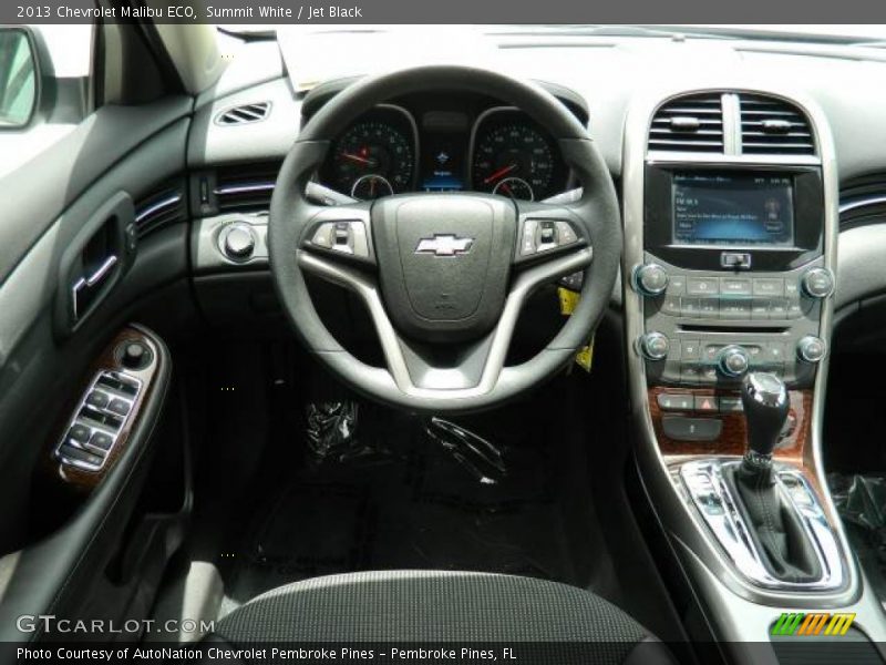 Summit White / Jet Black 2013 Chevrolet Malibu ECO