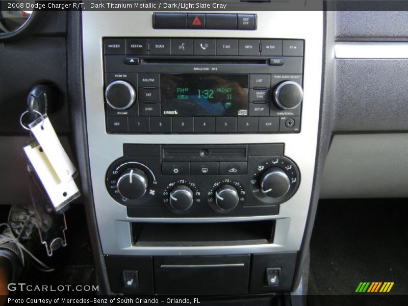 Dark Titanium Metallic / Dark/Light Slate Gray 2008 Dodge Charger R/T