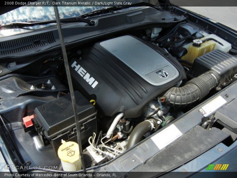 Dark Titanium Metallic / Dark/Light Slate Gray 2008 Dodge Charger R/T