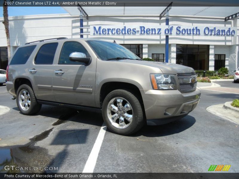Amber Bronze Metallic / Ebony 2007 Chevrolet Tahoe LTZ 4x4